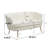 Shay 59.2" Flared Arm Curved Loveseat-1143750638