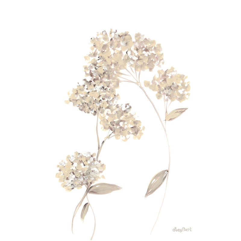 «Hydrangeas Natural I on Canvas» par Roey Ebert, reproduction, H 48 po x l 32 po x P 1,25 po