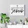 Start Today With Jesus - Wrapped Canvas Print