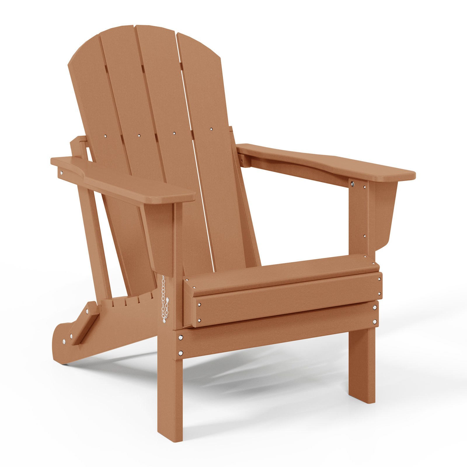 Laguna Foldable Outdoor Adirondack Set, Teak