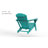 Felten Foldable Outdoor Adirondack Chair-1805142914