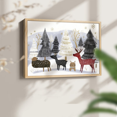 Art de Noël - DCXCII - Reproduction encadrée - Restickable
