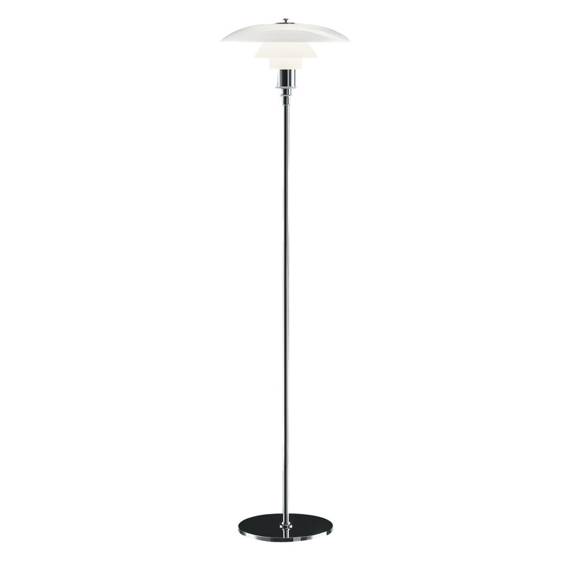 PH Floor Lamp, High Lustre Chrome Plated