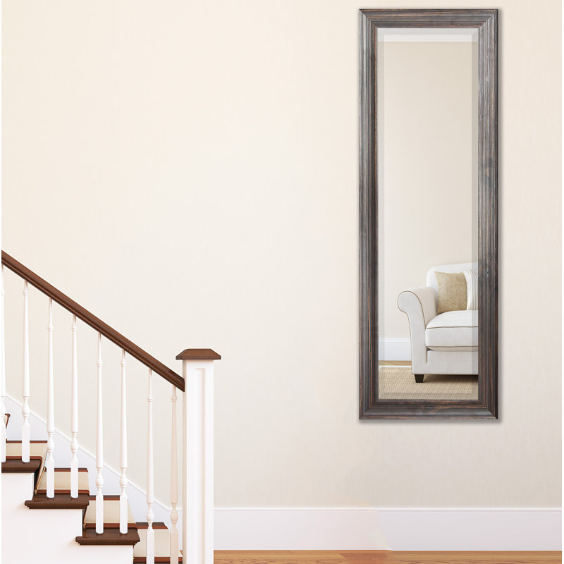 Miroir pleine grandeur Carlea, Noyer foncé, H 59 po x l 20 po