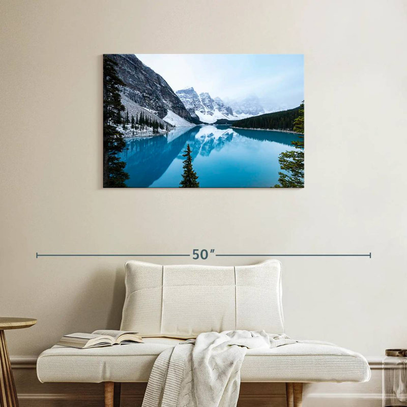 Alvord Moraine blanc hiver, H 24 po x l 36 po