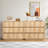 Molded 31.5"Fluted 3-Drawer Dresser-1250958326