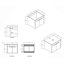 Meuble-lavabo 24 po sans comptoir