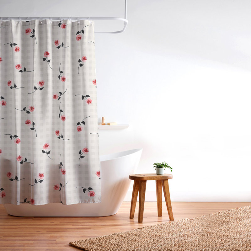 Rideau de douche Mirimo, Beige floral 26
