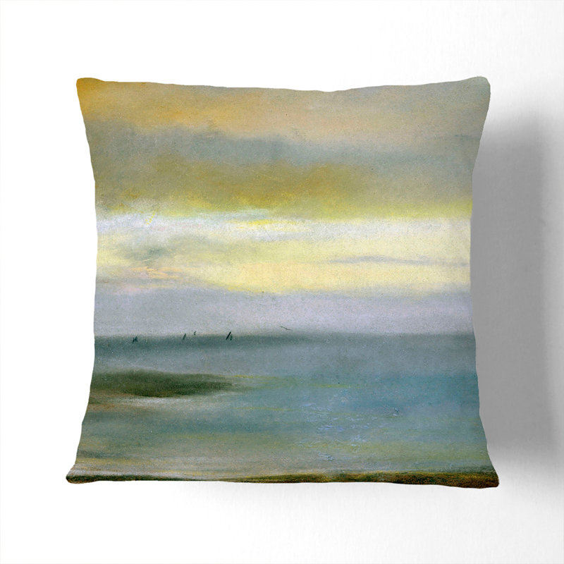 Square Cushion, 40cm H x 40cm W x 15cm D, Stone