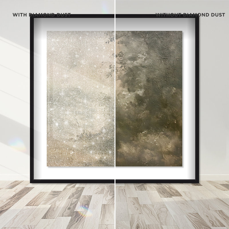 Crumbled Verdancy Shadowbox Landscape & Nature Print by Oliver Gal, Black Frame, 12 x 12, 41.5"H x 41.5"W, Black Frame