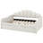 Upholstered Scalloped-Shaped Daybed with 2 Drawers-1821418856