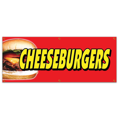 Enseigne de fromage Cheeseburgers