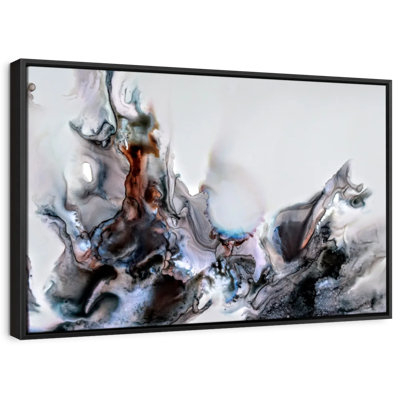 «Black Flames», reproduction sur toile
