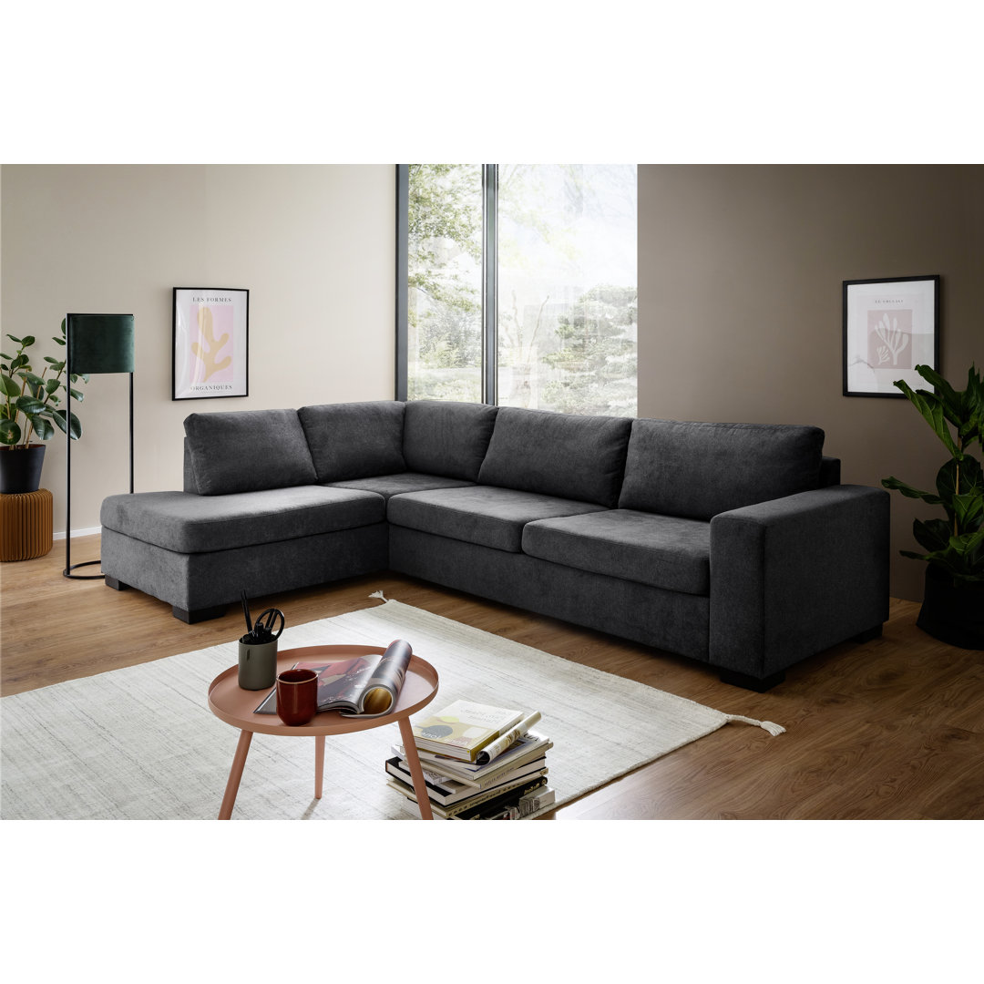 Gepolstertes Sofa und Recamiere