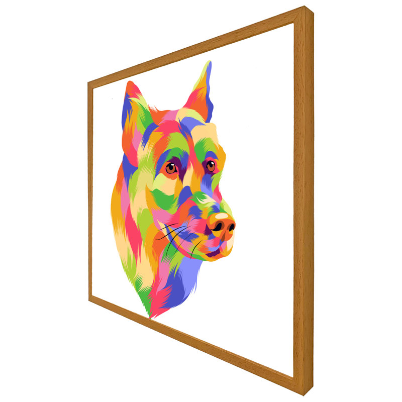 Dougall Single Picture Frame Print, 76cm H x 76cm W x 4cm D, Oak Framed