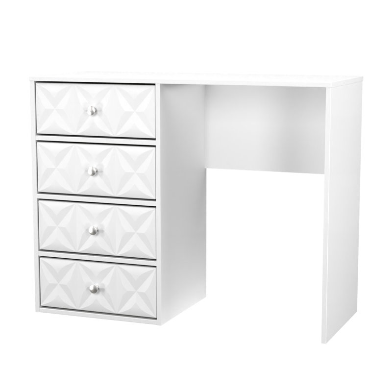 Clintonville 4 Drawer Vanity, White