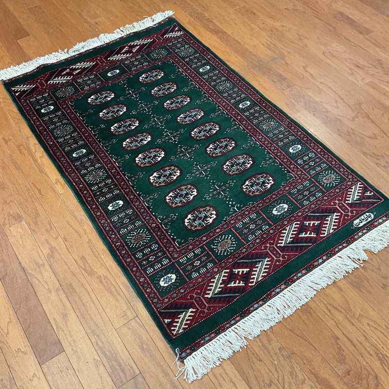 Tapis en laine Bokhara fabriqué à la main