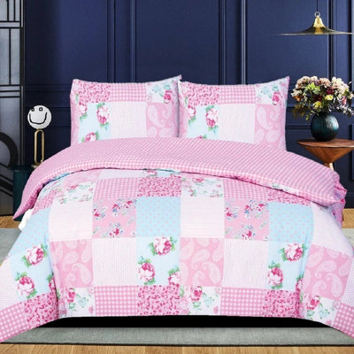 Cotton Patchwork Duvet Cover Set