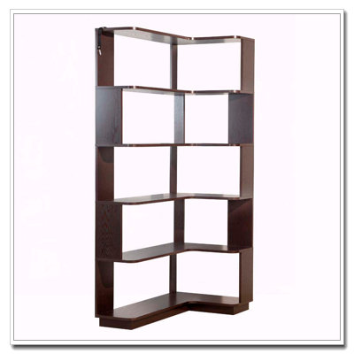 Freestanding Corner Bookshelf