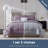 Bed-in-A-Bag Reversible Comforter Set with Bed Sheets & Memory Foam Cooling Pillows-115995413-115995407