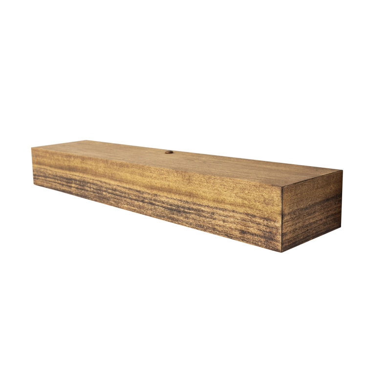  Tablettes flottantes en peuplier, H 3 po x l 57 po x P 6 po
