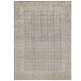 Ziegler Hand-Knotted High-Quality Brown and Green Area Rug