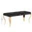 Banc rembourré en velours Genuta-34833362
