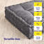 Grand coussin de yoga réversible-96601478