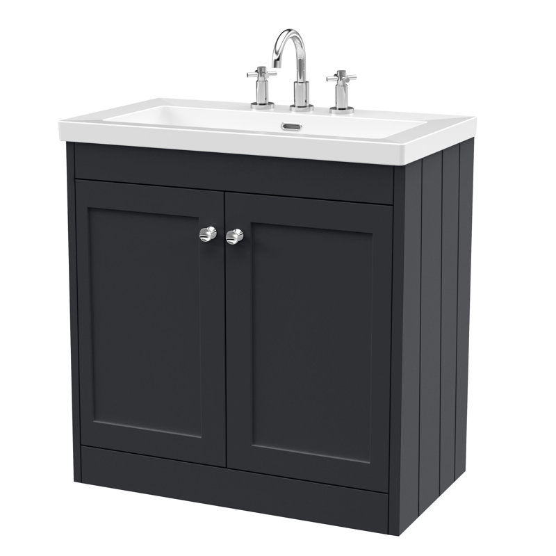 Ashwick Bathroom Vanity, Soft Black, 813 cm