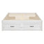 Lit plateforme double avec 6 tiroirs de rangement-1045150649