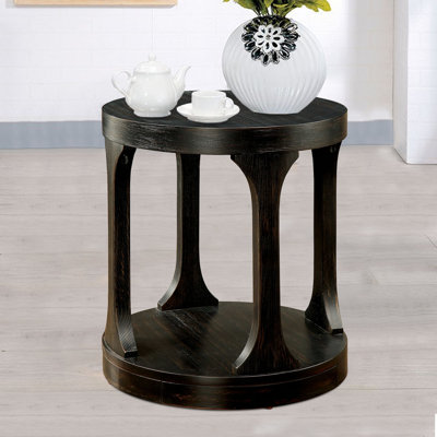 Honeoye Solid Wood Top End Table