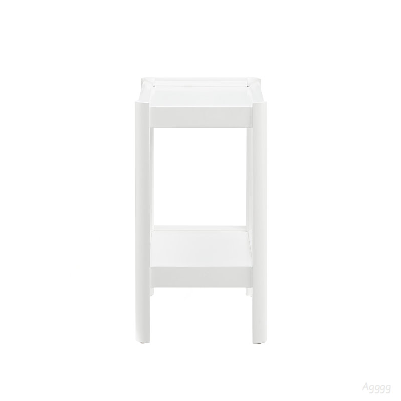 Yonda White Accent Table