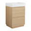 Meuble-lavabo moderne de 24 pouces avec lavabo simple, double tiroir et bois d'ingénierie imperméable pour un rangement efficace et un entretien facile-126233493-126233496
