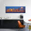 «Moon over Seattle Seattle Washington», reproduction de photo sur toile-74386119-29773123