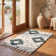 Imraan Tassel Shag Performance Geometric Rug