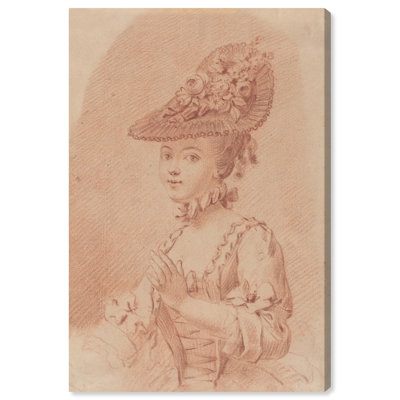 Chapeau à fleurs Art Remedy Classic Portraits