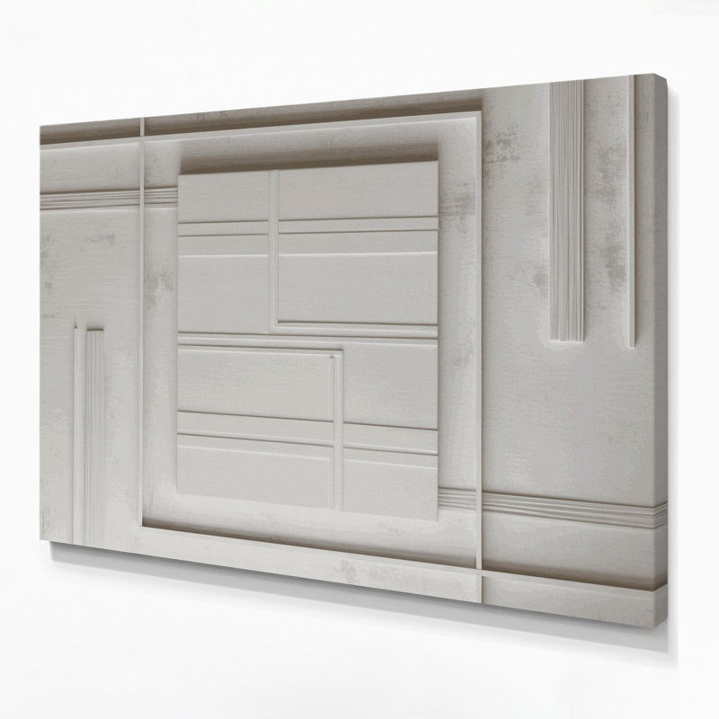Minimalisme 13, art mural sur toile beige, H 11 po x l 14 po