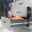 Garage Cabinet C  5  Of Series 64 In. W X 79 H 20 D With Special Metallic Gray Finish, Drawers And Doors, Water Heat Quality, 2X Thicker Edge Banding, E0-Grade Board, Shelf Mechanism, Heavy-Duty