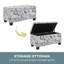Banc de rangement avec repose-pieds Kinnard-772175741