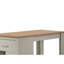 Table de salle à manger à hauteur de comptoir 47 po gris clair avec commode, tiroir et 2 tabourets de comptoir ergonomiques