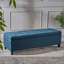 Banc de rangement rembourré avec repose-pieds, banc d'entrée, banc de bout de lit, repose-pieds pour la chambre à coucher, 300 lb