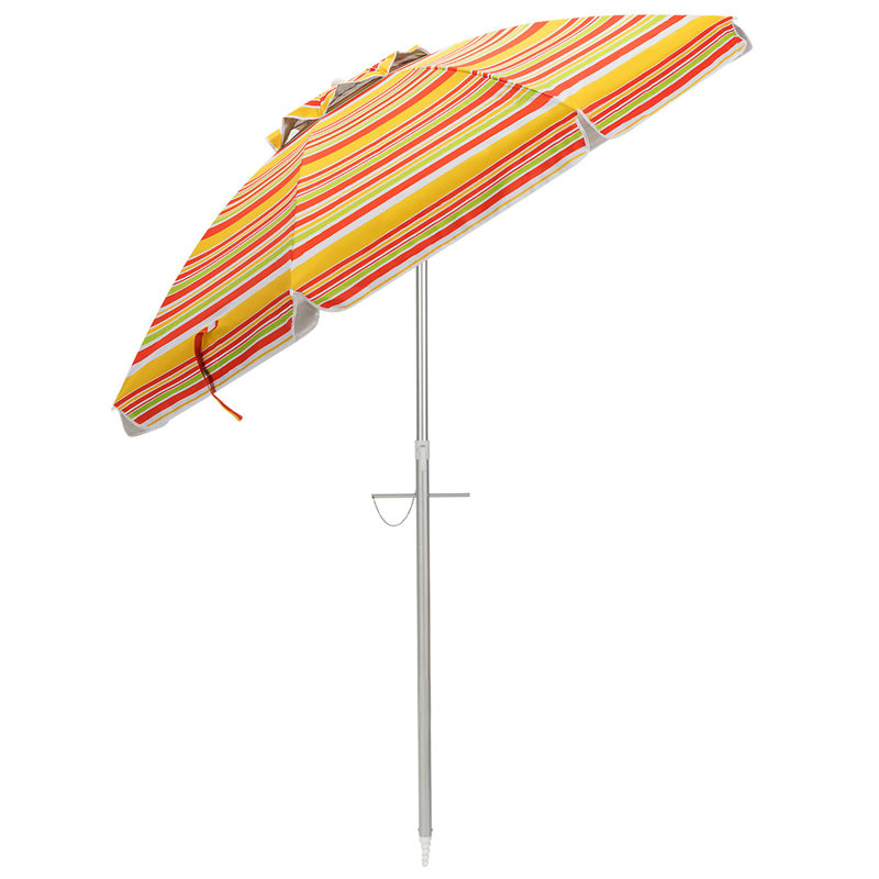 Parasol de plage 6 pi Templeman, Orange