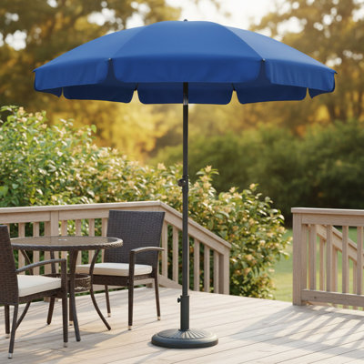 6.5 ft. Patio Market Umbrella with Tilt and Steel Pole for Patio, Pool