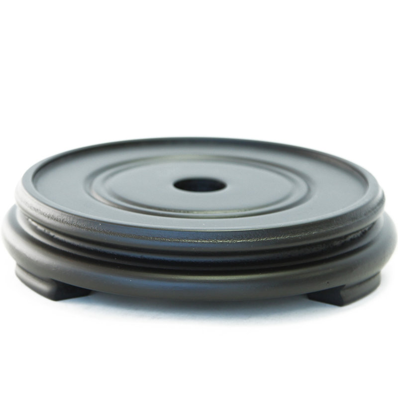 Piédestal carrousel, "H 1 po x l 6,5 po x P 6,5 po", Noir