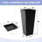 24" H Tall Planter Set of 2 -  Black Pot Planter Indoor and Outdoor Plants for Front Porch and Patio-435096083