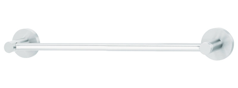 Barre à serviettes murale contemporaine 18 "Contemporary I, Chrome poli