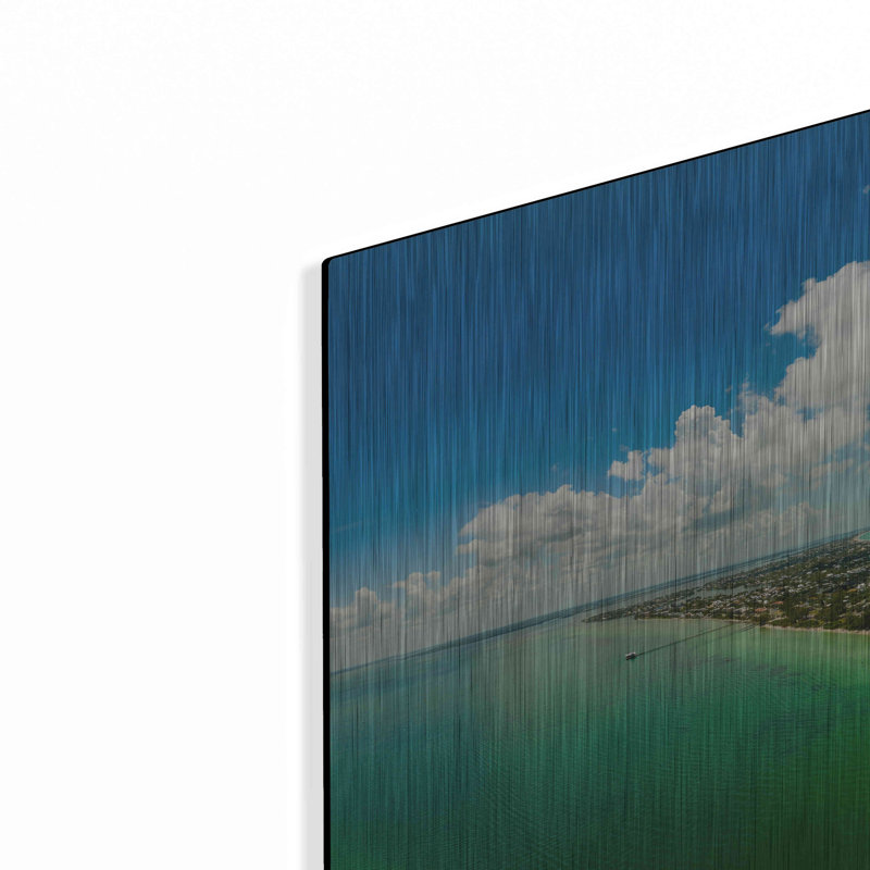 «Emerald Florida», art mural en métal, H 12 po x l 24 po