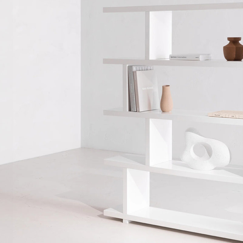 Miri 62.6" Accent Shelves, White