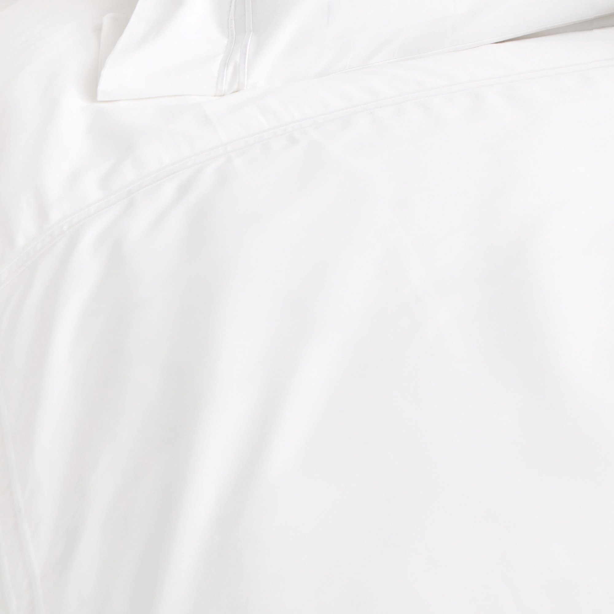 Coltrane 100% Cotton Button Sham, King, White
