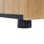 Smart Led Display Cabinet - 140cm Sideboard With App-controlled Lighting & Adjustable Shelves